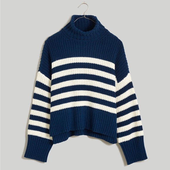 Madewell wide rib turtleneck sweater - Picture 6 of 9
